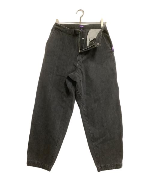 THE NORTHFACE PURPLELABEL（ザ・ノースフェイス パープルレーベル）THE NORTHFACE PURPLELABEL (ザ・ノースフェイス パープルレーベル) デニムパンツ Denim Wide Tapered Field Pants ブラック サイズ:30の古着・服飾アイテム