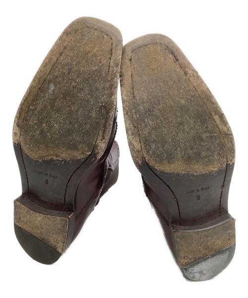 DOLCE & GABBANA（ドルチェ＆ガッバーナ）DOLCE & GABBANA (ドルチェ＆ガッバーナ) サイドゴアブーツ ワインレッド サイズ:5の古着・服飾アイテム