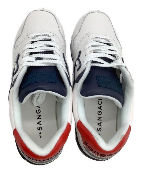 Sangacio（サンガッチョ）Sangacio (サンガッチョ) ローカットスニーカー にゅ トリコロールカラー サイズ:24.5 未使用品の古着・服飾アイテム