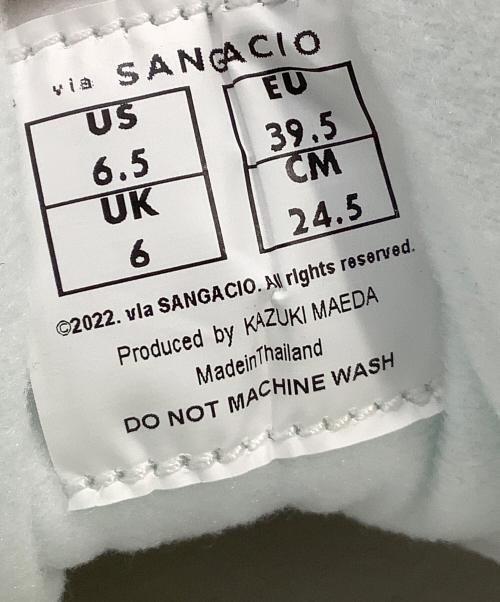 Sangacio（サンガッチョ）Sangacio (サンガッチョ) ローカットスニーカー にゅ トリコロールカラー サイズ:24.5 未使用品の古着・服飾アイテム