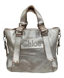 Chloe（クロエ）の古着「トートバッグ」｜シルバー