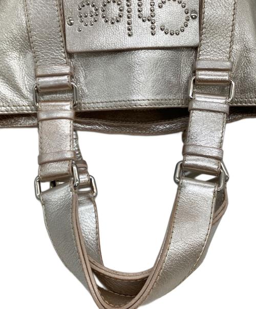 Chloe（クロエ）Chloe (クロエ) トートバッグ シルバーの古着・服飾アイテム