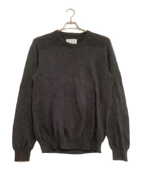 Maison Margiela（メゾンマルジェラ）Maison Margiela (メゾンマルジェラ) 薄手ニット グレー サイズ:Lの古着・服飾アイテム