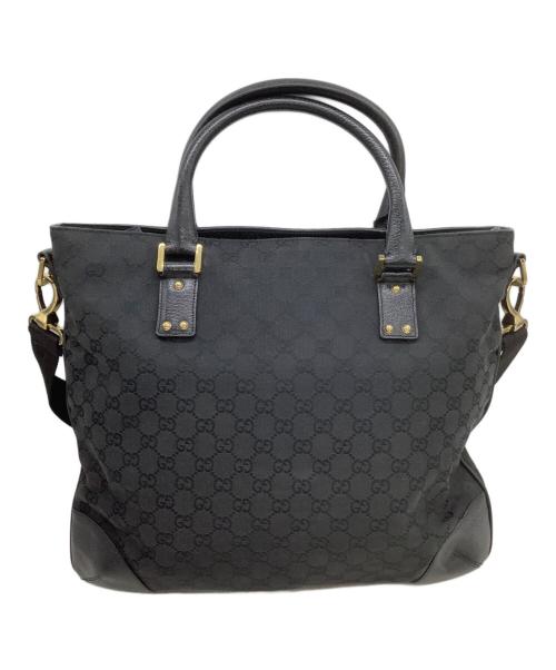 GUCCI（グッチ）GUCCI (グッチ) 2WAYバッグ ブラックの古着・服飾アイテム