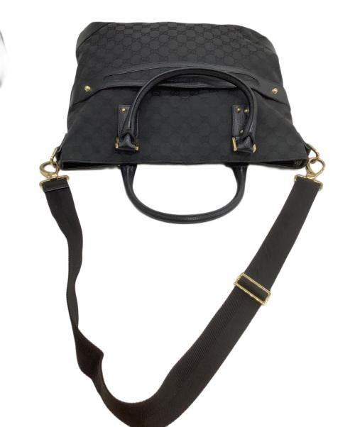 GUCCI（グッチ）GUCCI (グッチ) 2WAYバッグ ブラックの古着・服飾アイテム
