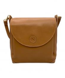 BALLY（バリー）の古着「レザーショルダーバッグ」｜キャメル