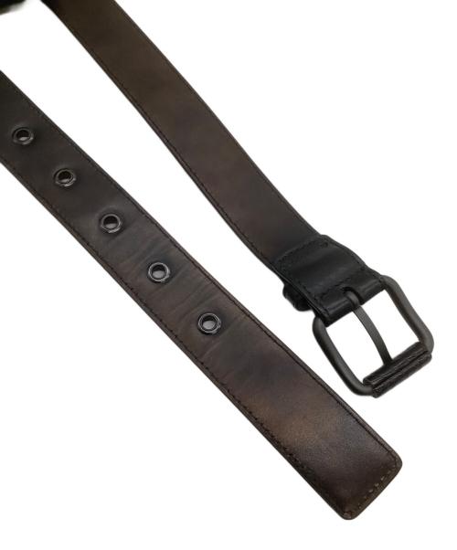 BOTTEGA VENETA（ボッテガベネタ）BOTTEGA VENETA (ボッテガベネタ) レザーベルト ブラックの古着・服飾アイテム
