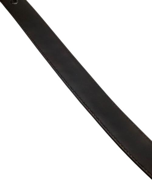 BOTTEGA VENETA（ボッテガベネタ）BOTTEGA VENETA (ボッテガベネタ) レザーベルト ブラックの古着・服飾アイテム