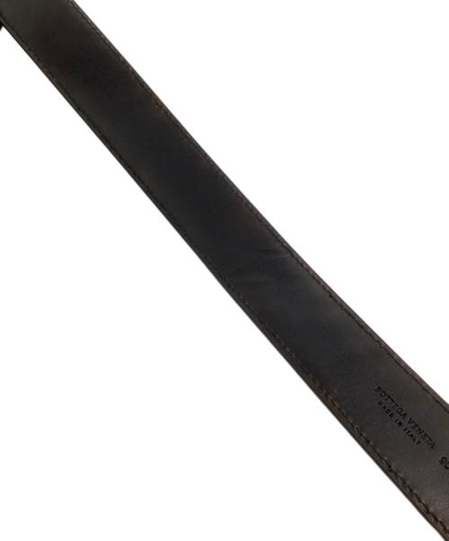 BOTTEGA VENETA（ボッテガベネタ）BOTTEGA VENETA (ボッテガベネタ) レザーベルト ブラックの古着・服飾アイテム