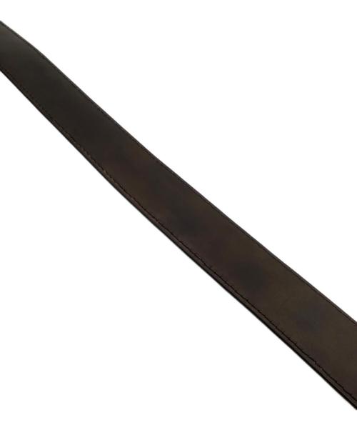 BOTTEGA VENETA（ボッテガベネタ）BOTTEGA VENETA (ボッテガベネタ) レザーベルト ブラックの古着・服飾アイテム