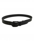 BURBERRYバーバリー）の古着「レザーベルト」｜ブラック