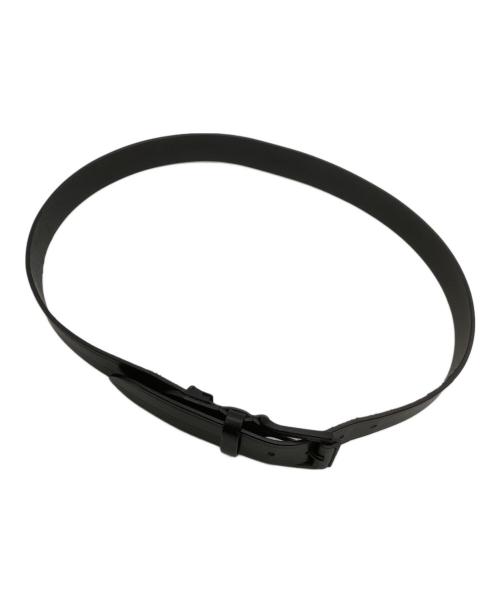 BURBERRY（バーバリー）BURBERRY (バーバリー) レザーベルト ブラックの古着・服飾アイテム