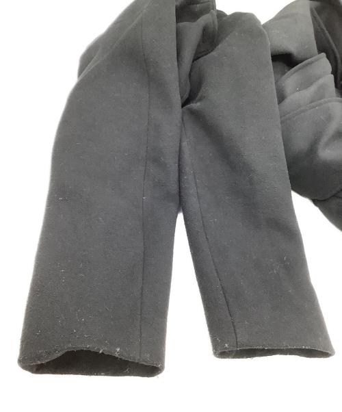 eimy istoire（エイミーイストワール）eimy istoire (エイミーイストワール) ケープコート　	レザースイッチケープセットコート ブラック サイズ:Mの古着・服飾アイテム