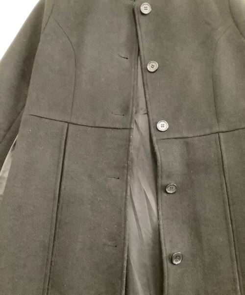 eimy istoire（エイミーイストワール）eimy istoire (エイミーイストワール) ケープコート　	レザースイッチケープセットコート ブラック サイズ:Mの古着・服飾アイテム