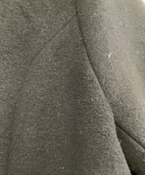 eimy istoire（エイミーイストワール）eimy istoire (エイミーイストワール) ケープコート　	レザースイッチケープセットコート ブラック サイズ:Mの古着・服飾アイテム