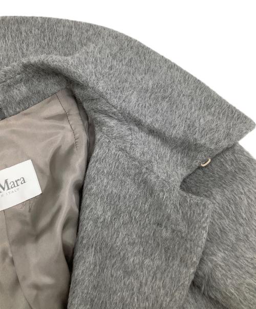 MaxMara（マックスマーラ）MaxMara (マックスマーラ) アルパカ混シャギーコート　オーティーエス グレー サイズ:36の古着・服飾アイテム