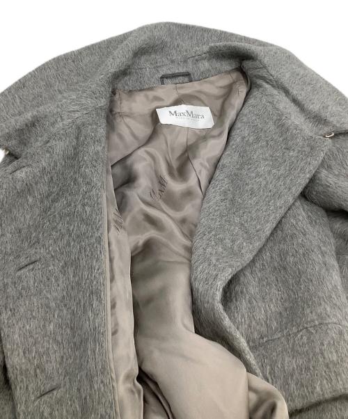 MaxMara（マックスマーラ）MaxMara (マックスマーラ) アルパカ混シャギーコート　オーティーエス グレー サイズ:36の古着・服飾アイテム