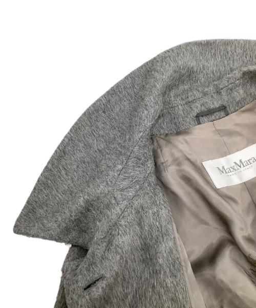 MaxMara（マックスマーラ）MaxMara (マックスマーラ) アルパカ混シャギーコート　オーティーエス グレー サイズ:36の古着・服飾アイテム