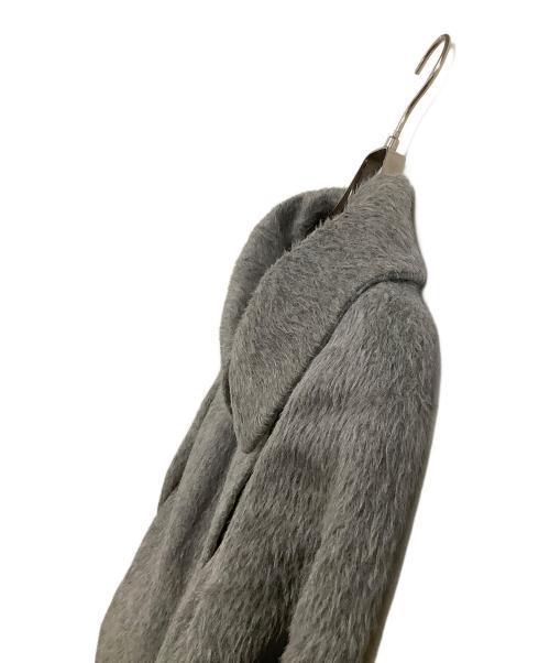 MaxMara（マックスマーラ）MaxMara (マックスマーラ) アルパカ混シャギーコート　オーティーエス グレー サイズ:36の古着・服飾アイテム