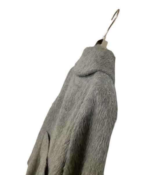 MaxMara（マックスマーラ）MaxMara (マックスマーラ) アルパカ混シャギーコート　オーティーエス グレー サイズ:36の古着・服飾アイテム