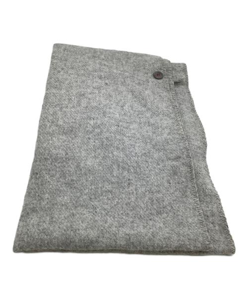 KLIPPAN（クリッパン）KLIPPAN (クリッパン) マフラー eco wool ポケット付 グレーの古着・服飾アイテム