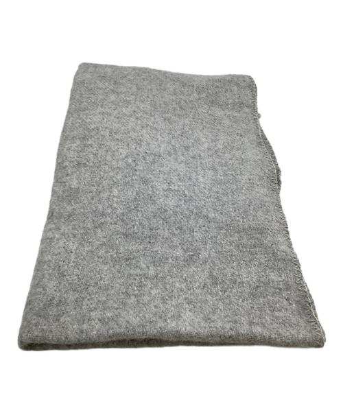 KLIPPAN（クリッパン）KLIPPAN (クリッパン) マフラー eco wool ポケット付 グレーの古着・服飾アイテム