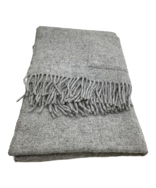 KLIPPAN（クリッパン）KLIPPAN (クリッパン) マフラー eco wool ポケット付 グレーの古着・服飾アイテム