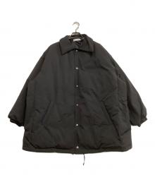 CALUX（キャラクス）の古着「ダウンジャケット　	PUFFER COACH JACKET」｜ブラック
