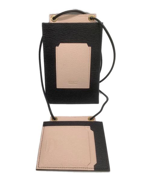 LARCO（-）LARCO (-) スマホショルダーバッグ ブラックの古着・服飾アイテム