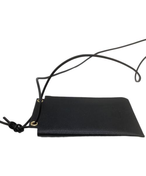 LARCO（-）LARCO (-) スマホショルダーバッグ ブラックの古着・服飾アイテム