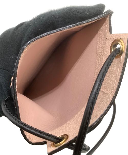 LARCO（-）LARCO (-) スマホショルダーバッグ ブラックの古着・服飾アイテム