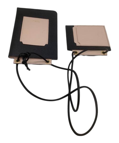 LARCO（-）LARCO (-) スマホショルダーバッグ ブラックの古着・服飾アイテム