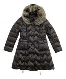 ermanno scervino（エルマノシェルビーノ）の古着「ロングダウンジャケット」｜ブラック