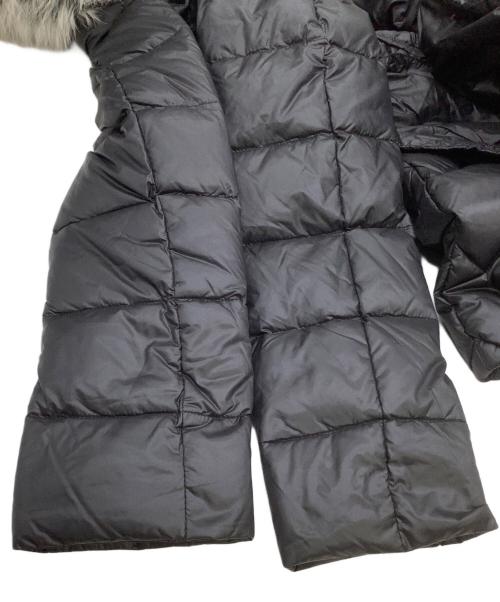 ermanno scervino（エルマノシェルビーノ）ermanno scervino (エルマノシェルビーノ) ロングダウンジャケット ブラック サイズ:38の古着・服飾アイテム