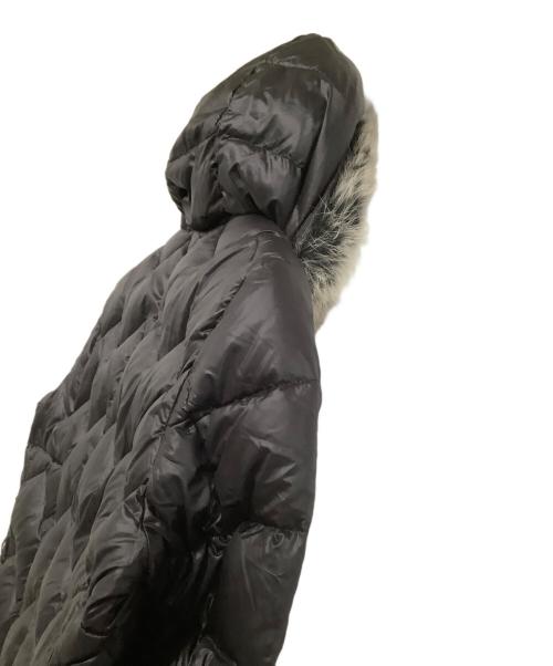 ermanno scervino（エルマノシェルビーノ）ermanno scervino (エルマノシェルビーノ) ロングダウンジャケット ブラック サイズ:38の古着・服飾アイテム