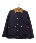 FRED PERRYフレッドペリー）の古着「キルティングジャケット」｜ネイビー×ベージュ