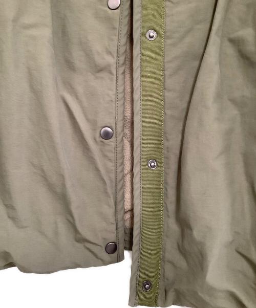 kurashi&trips publishing（クラシアンドトリップス パブリッシング）kurashi&trips publishing (クラシアンドトリップス パブリッシング) 裏フリースノーカラージャケット オリーブ サイズ:表記なしの古着・服飾アイテム