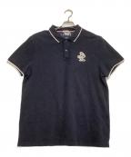MONCLERモンクレール）の古着「半袖ポロシャツ」｜ネイビー