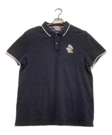 MONCLER（モンクレール）の古着「半袖ポロシャツ」｜ネイビー