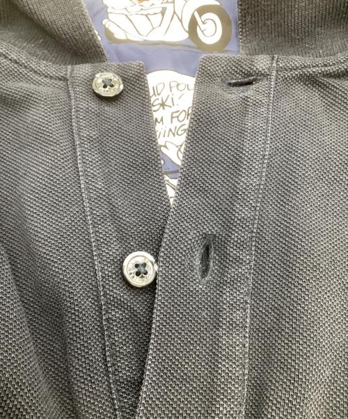 MONCLER（モンクレール）MONCLER (モンクレール) 半袖ポロシャツ ネイビー サイズ:XLの古着・服飾アイテム