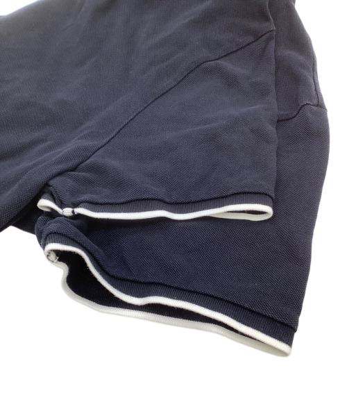 MONCLER（モンクレール）MONCLER (モンクレール) 半袖ポロシャツ ネイビー サイズ:XLの古着・服飾アイテム