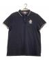 MONCLER（モンクレール）の古着「半袖ポロシャツ」｜ネイビー