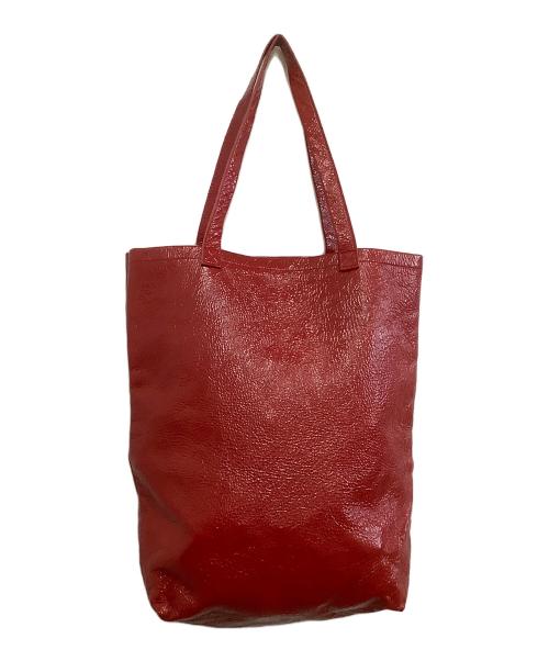 HENDER SCHEME（エンダースキーマ）HENDER SCHEME (エンダースキーマ) トートバッグ パテントホースバッグ レッドの古着・服飾アイテム