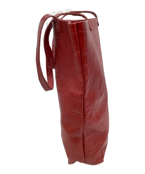 HENDER SCHEME（エンダースキーマ）HENDER SCHEME (エンダースキーマ) トートバッグ パテントホースバッグ レッドの古着・服飾アイテム