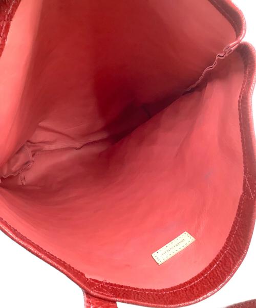 HENDER SCHEME（エンダースキーマ）HENDER SCHEME (エンダースキーマ) トートバッグ パテントホースバッグ レッドの古着・服飾アイテム