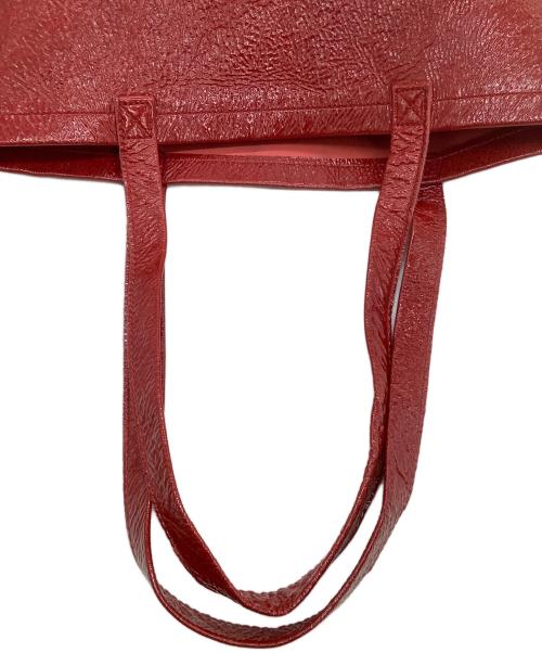 HENDER SCHEME（エンダースキーマ）HENDER SCHEME (エンダースキーマ) トートバッグ パテントホースバッグ レッドの古着・服飾アイテム