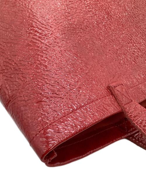 HENDER SCHEME（エンダースキーマ）HENDER SCHEME (エンダースキーマ) トートバッグ パテントホースバッグ レッドの古着・服飾アイテム