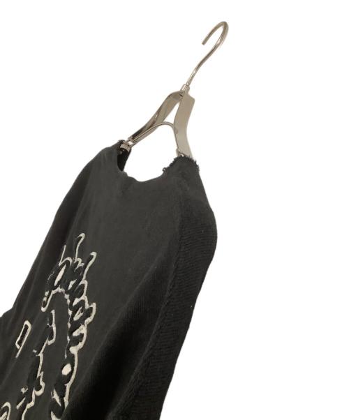 Lyft（リフト）Lyft (リフト) 長袖Tシャツ　	XXX LIMITED CUT-OFF LONG ブラック サイズ:Mの古着・服飾アイテム