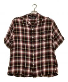 WACKO MARIA（ワコマリア）の古着「半袖シャツ　オンブレチェック」｜レッド×ブラック