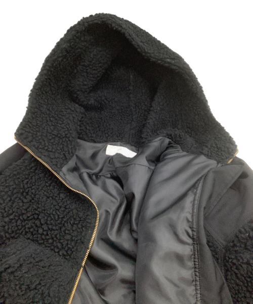 TOGA VIRILIS（トーガ ビリリース）TOGA VIRILIS (トーガ ビリリース) FAKE BOA HOODIE BLOUSON ブラック サイズ:46の古着・服飾アイテム